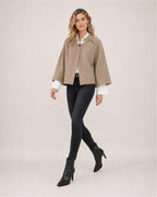 Women's Short Cardigan Soft Knit Button Front Style