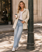 Women's Utility Jacket with Drawstring Waist