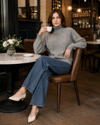 Women's Oversized Turtleneck Jumper