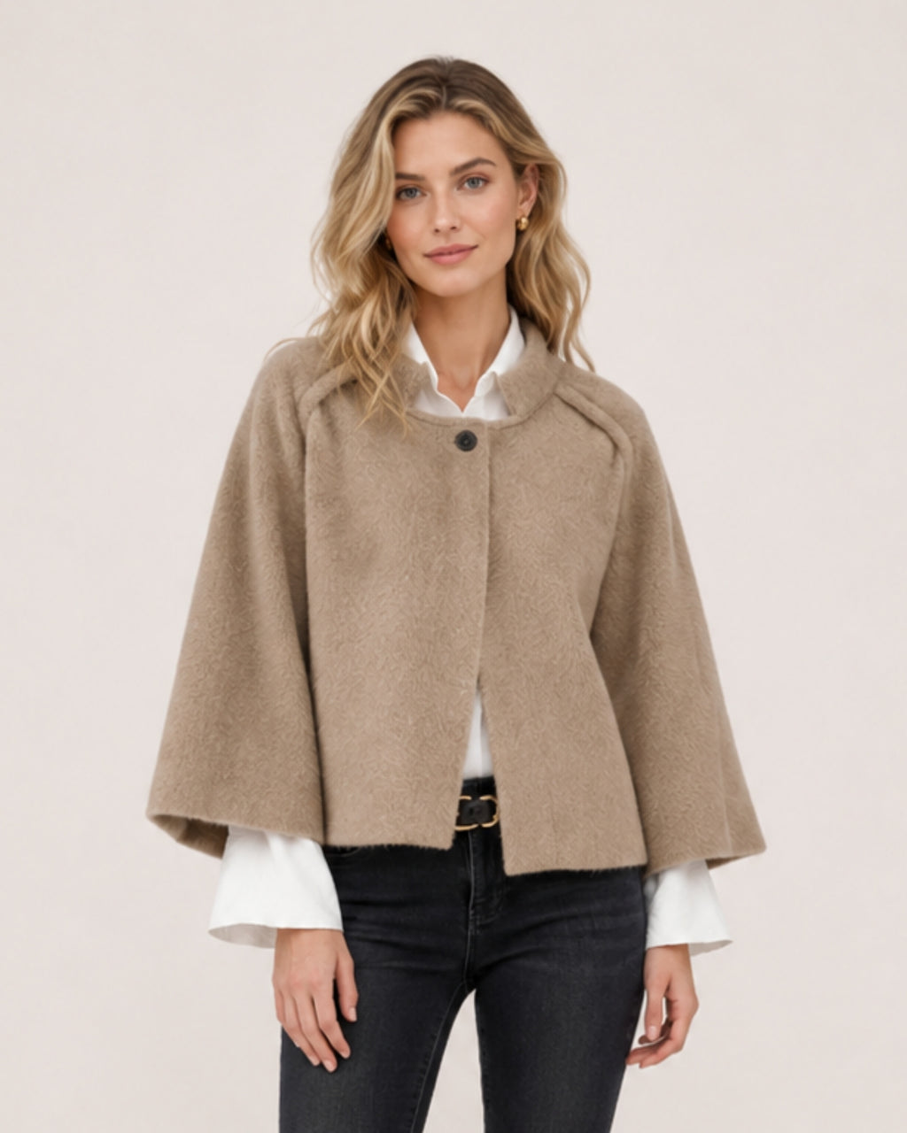Women's Short Cardigan Soft Knit Button Front Style