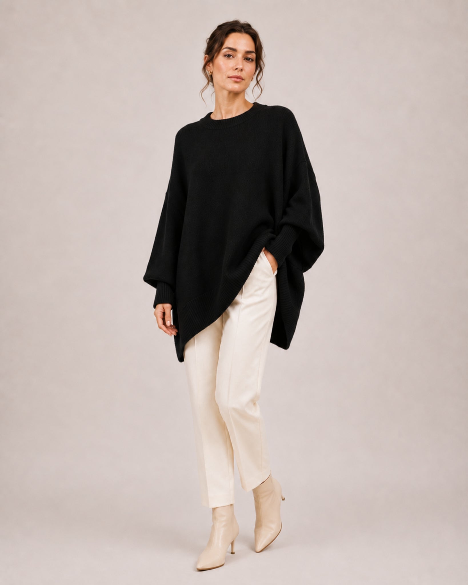 Women's Oversized Knitted Jumper
