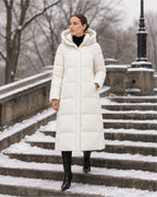 Women's Long Hooded Puffer Coat
