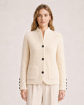Women's Chunky Knit Cardigan Button Front Style