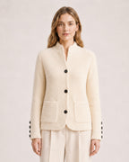 Women's Chunky Knit Cardigan Button Front Style