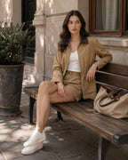 Women's Barn Jacket with Contrast Collar