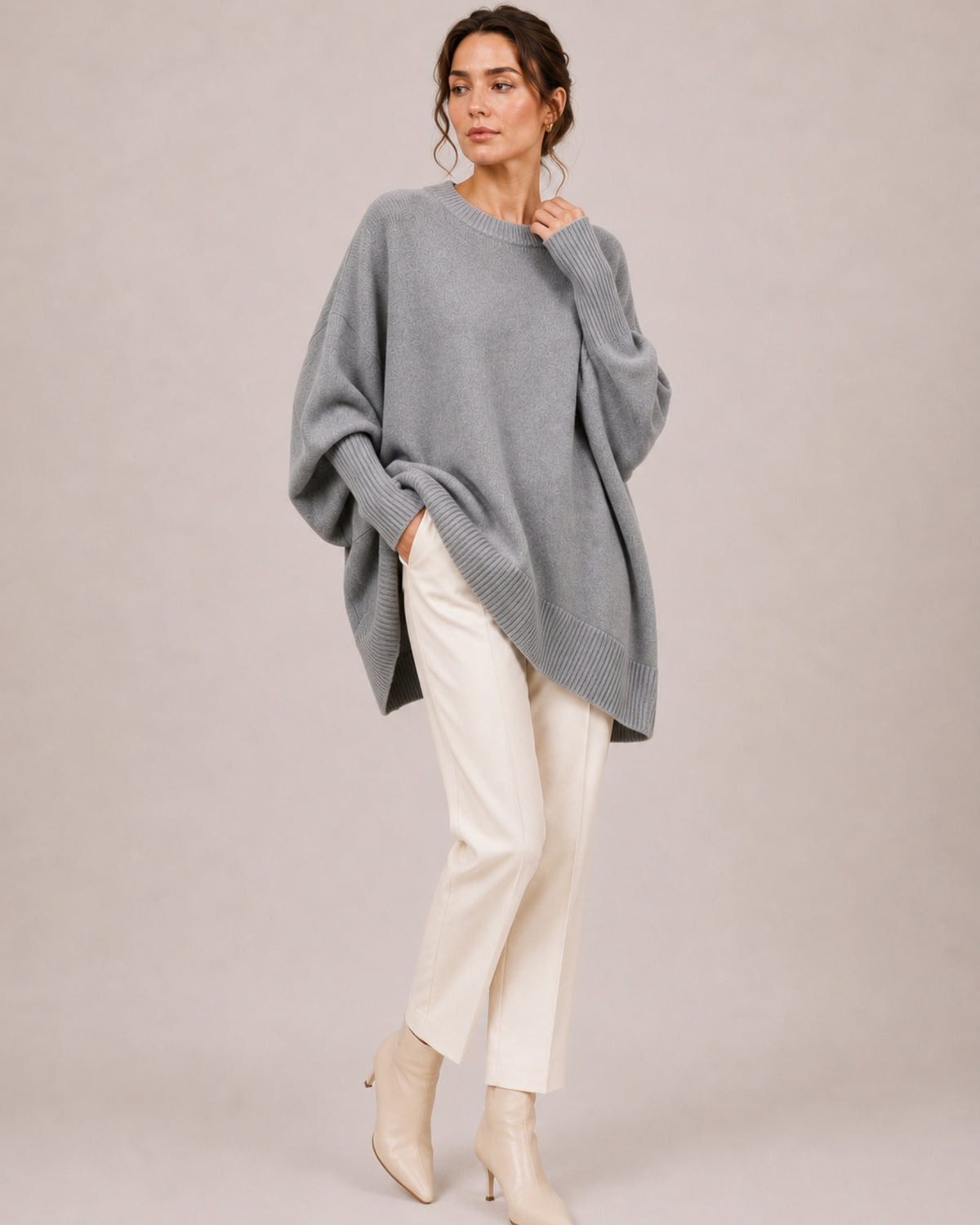 Women's Oversized Knitted Jumper