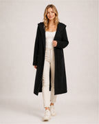 Women's Long Cardigan Hooded Oversized Knit Style