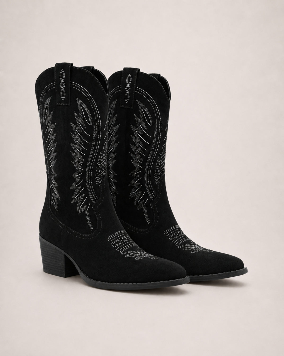 Women's Cowboy Boots Knee High Western Embroidered Style