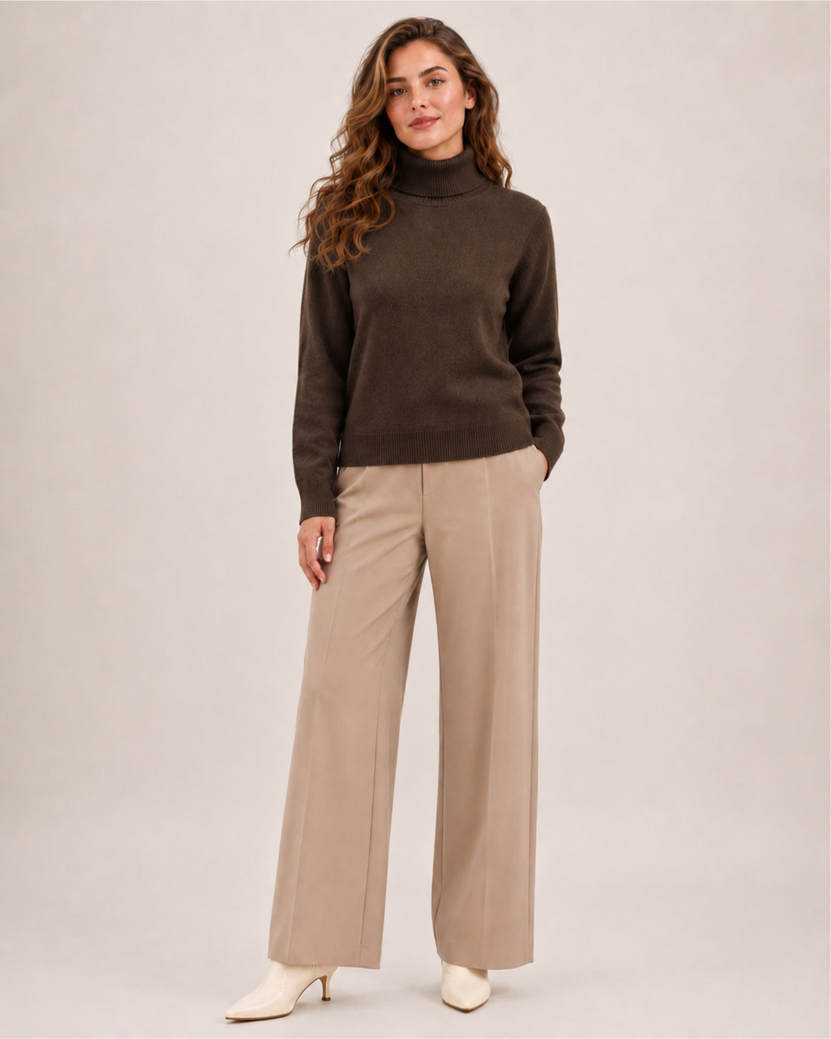 Women's Turtleneck Roll Neck Sweater