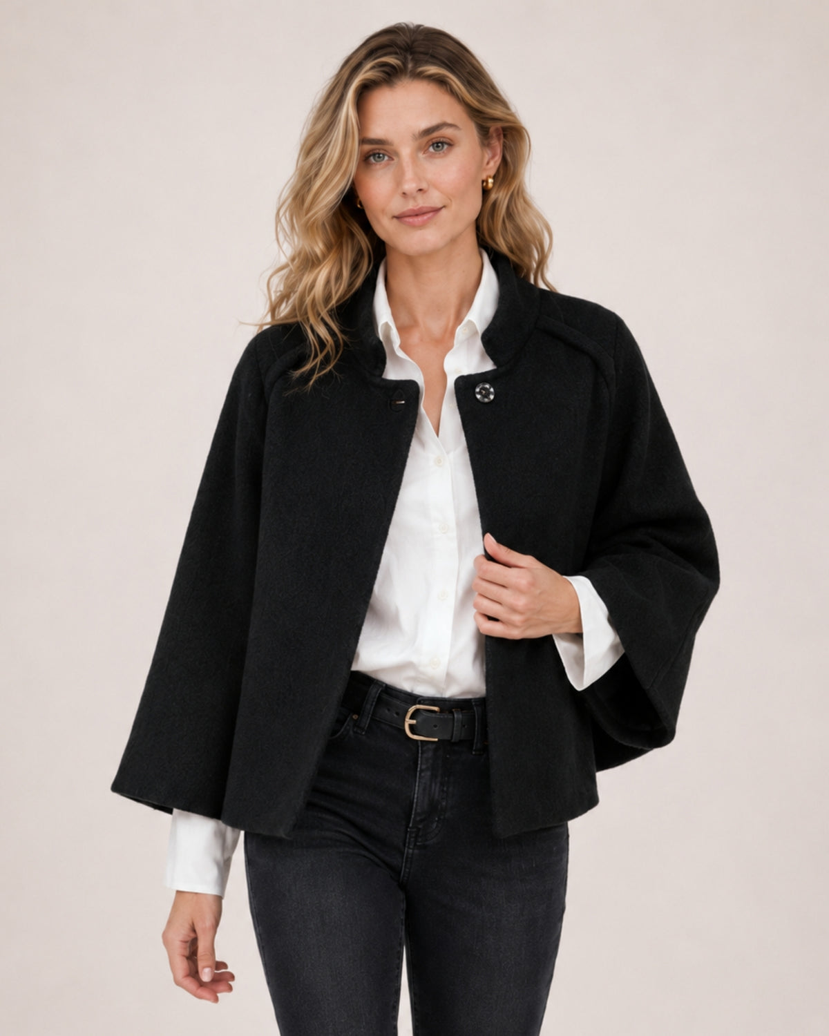 Women's Short Cardigan Soft Knit Button Front Style