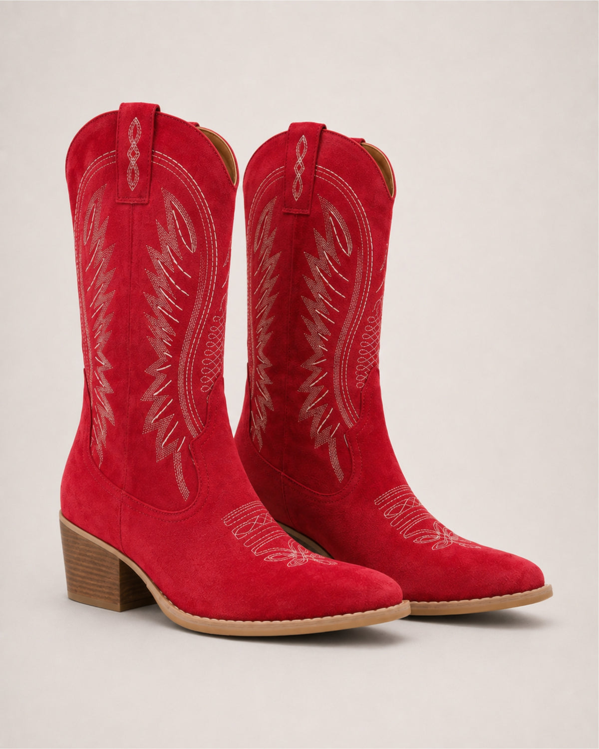 Women's Cowboy Boots Knee High Western Embroidered Style