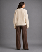 Women's Chunky Knit Cardigan – Button Up Knitted Cardigan