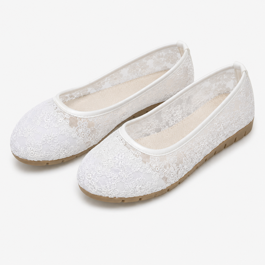 Women's Slip-On Ballet Flats Lightweight Mesh Casual Shoes
