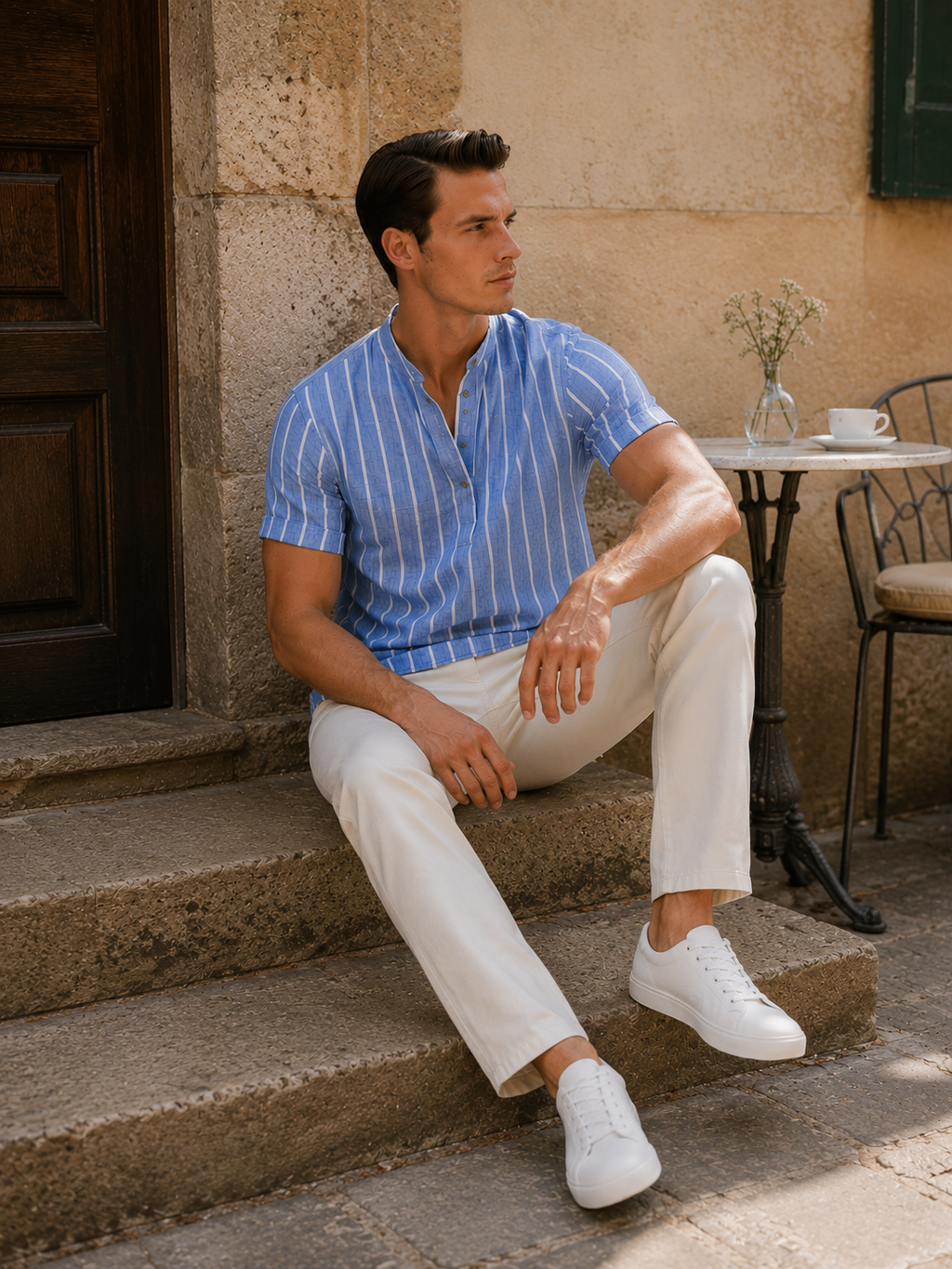 Men's Lightweight Knit Polo Timeless Casual Style