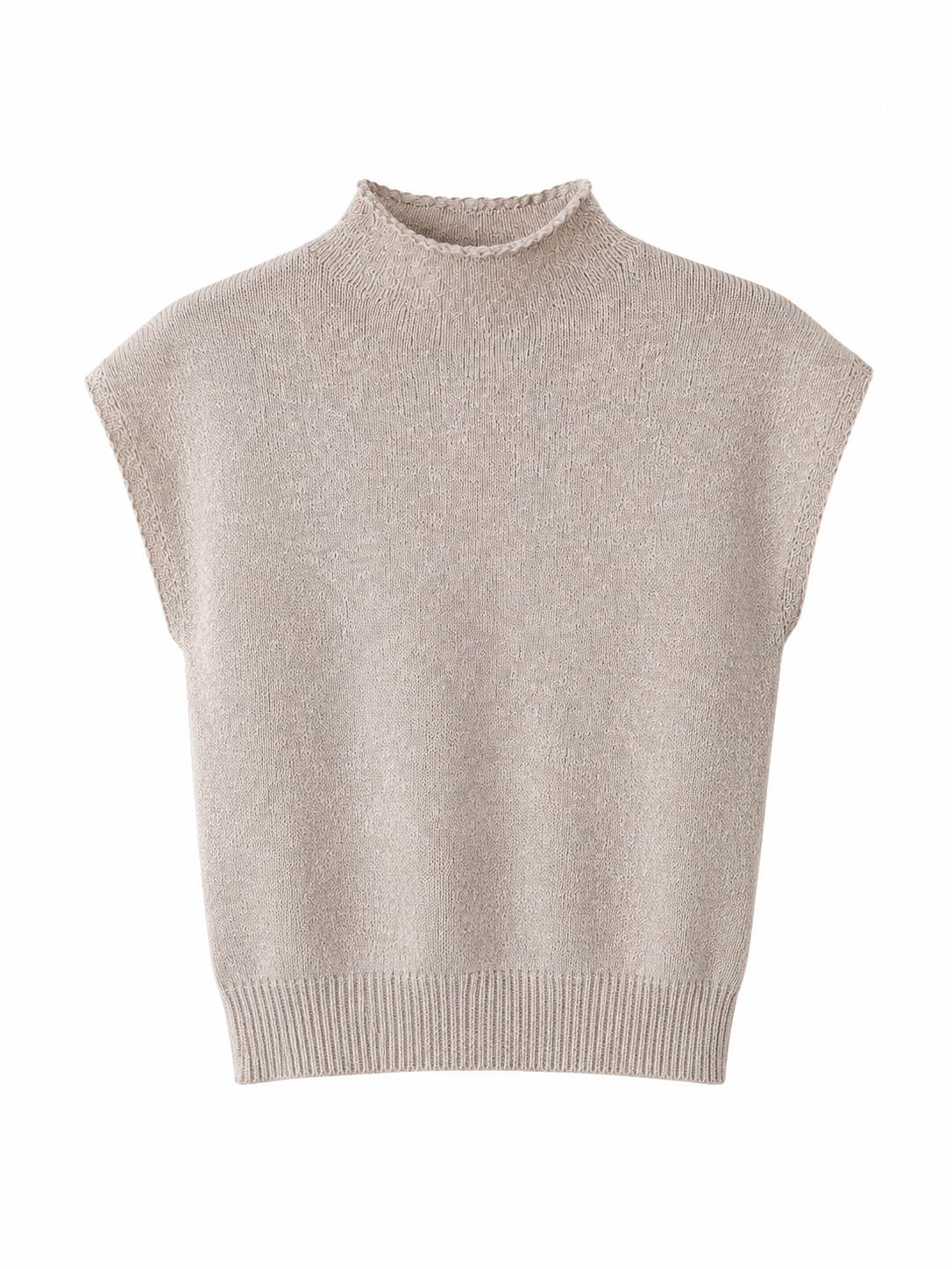 Women's High Neck Sweater Minimalist Casual Chic Style