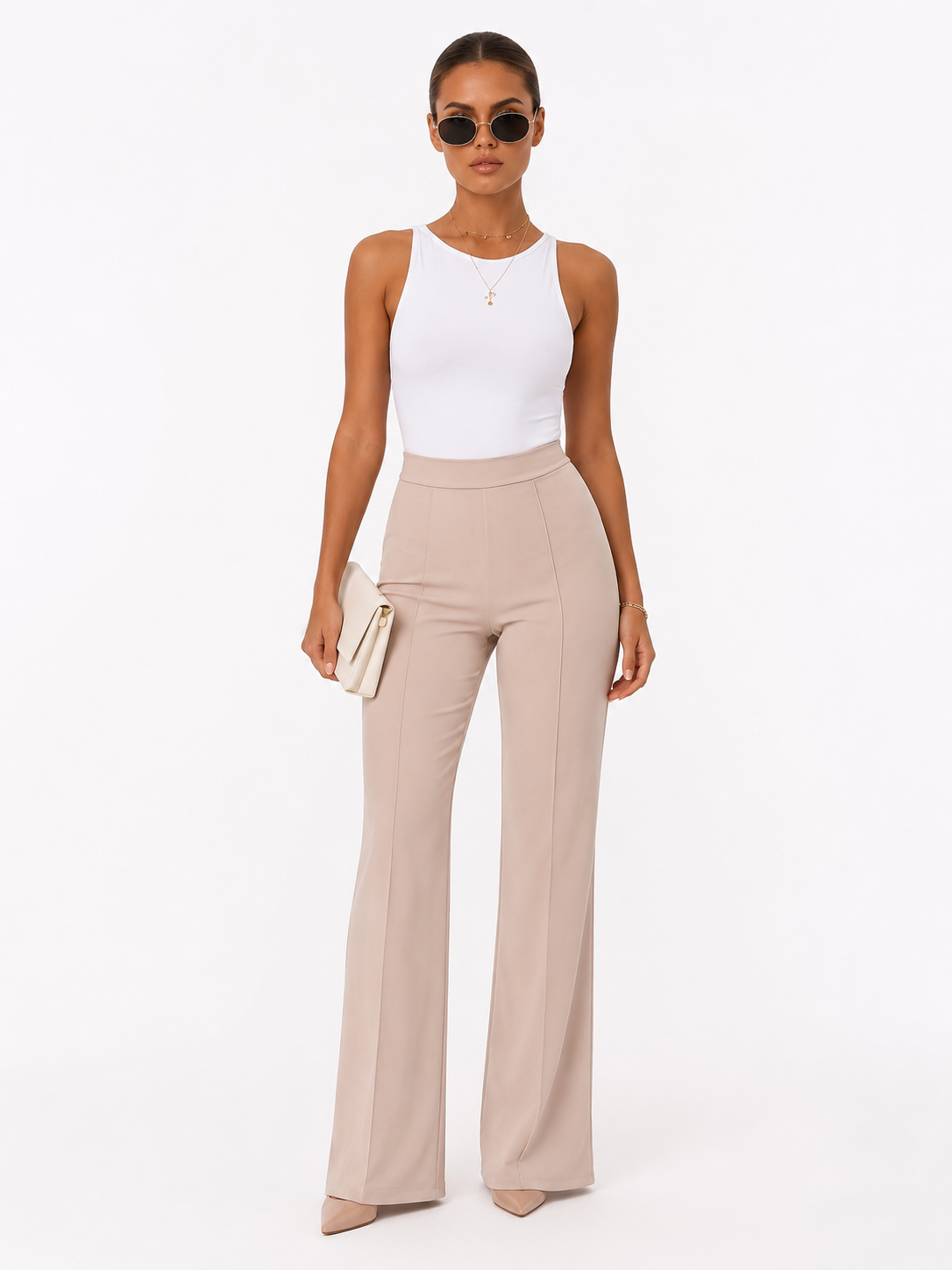 Women's Lightweight Wide Leg Pants Timeless Casual Style