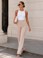 Women's Lightweight Wide Leg Pants Timeless Casual Style