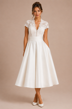 Women's Elegant Midi Dress for Special Occasions and Events