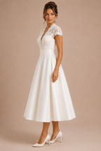 Women's Elegant Midi Dress for Special Occasions and Events