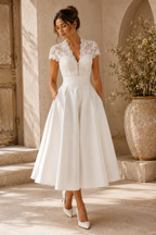 Women's Elegant Midi Dress for Special Occasions and Events