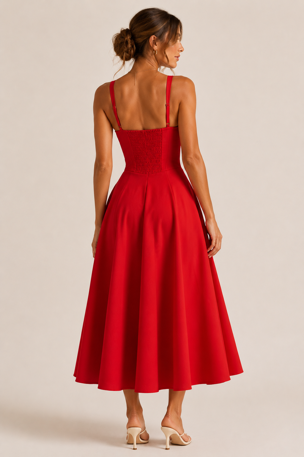 Women's Elegant Floral Dress for Summer and Vacation Wear