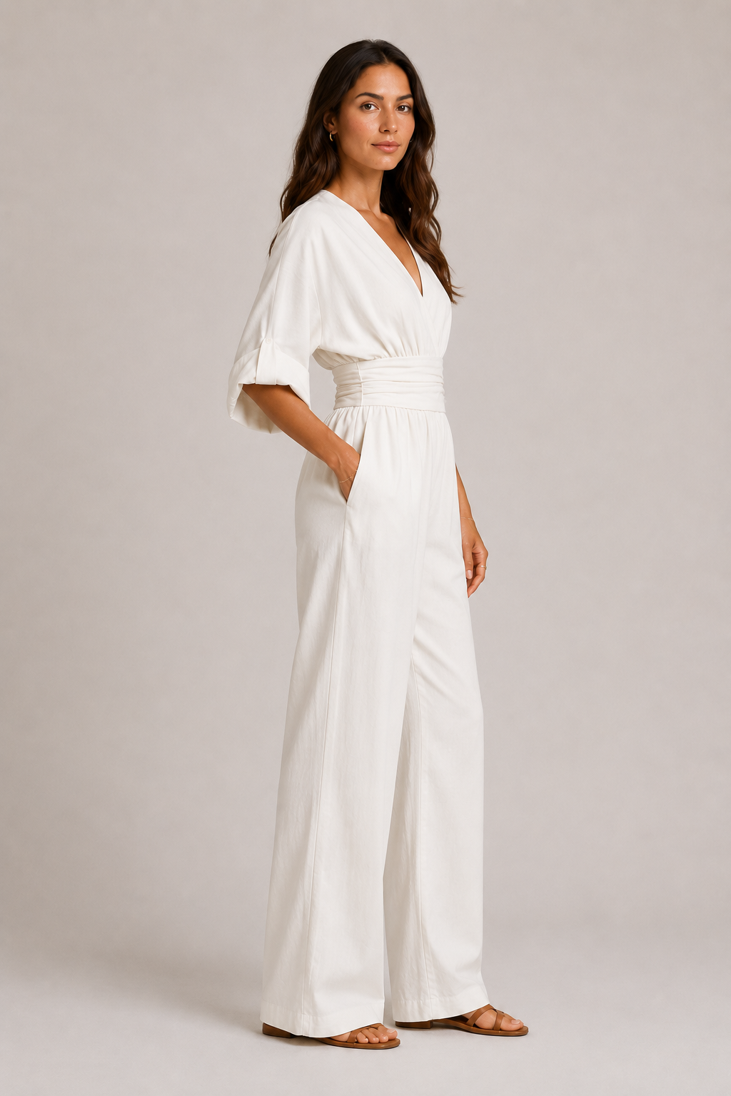 Women's Elegant Wide Leg Jumpsuit