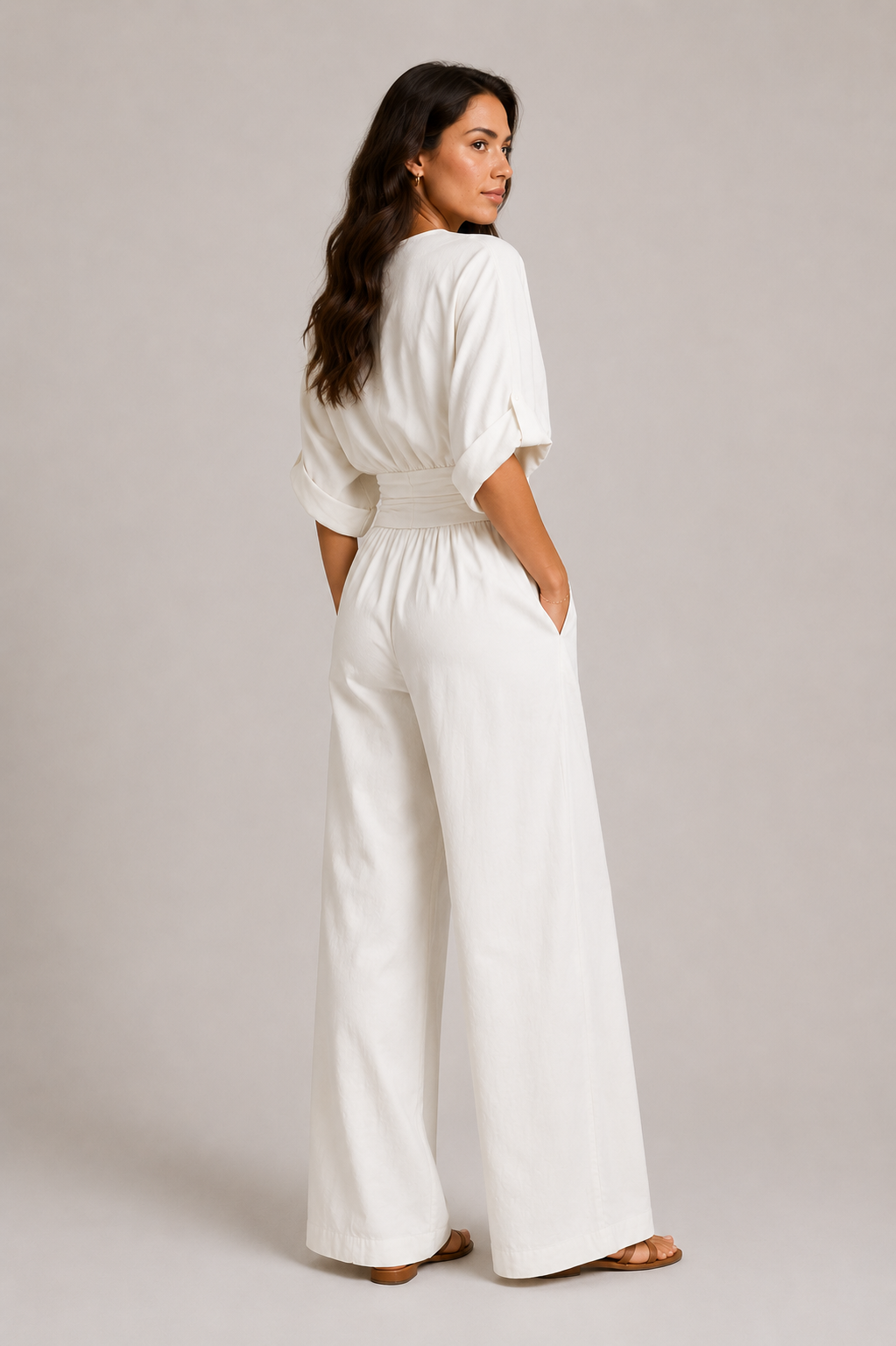 Women's Elegant Wide Leg Jumpsuit