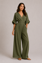 Women's Elegant Wide Leg Jumpsuit