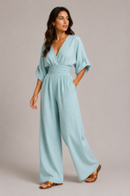 Women's Elegant Wide Leg Jumpsuit