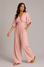Women's Elegant Wide Leg Jumpsuit
