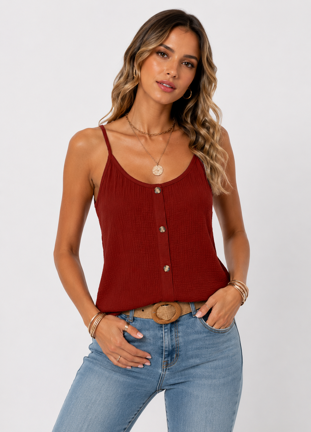 Women's Lightweight Tank Top Chic Everyday Casual Style