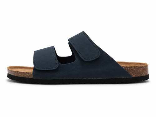 Men's Double Strap Open Toe Slide Sandals