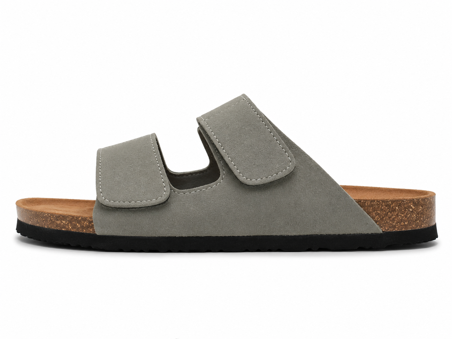 Men's Double Strap Open Toe Slide Sandals