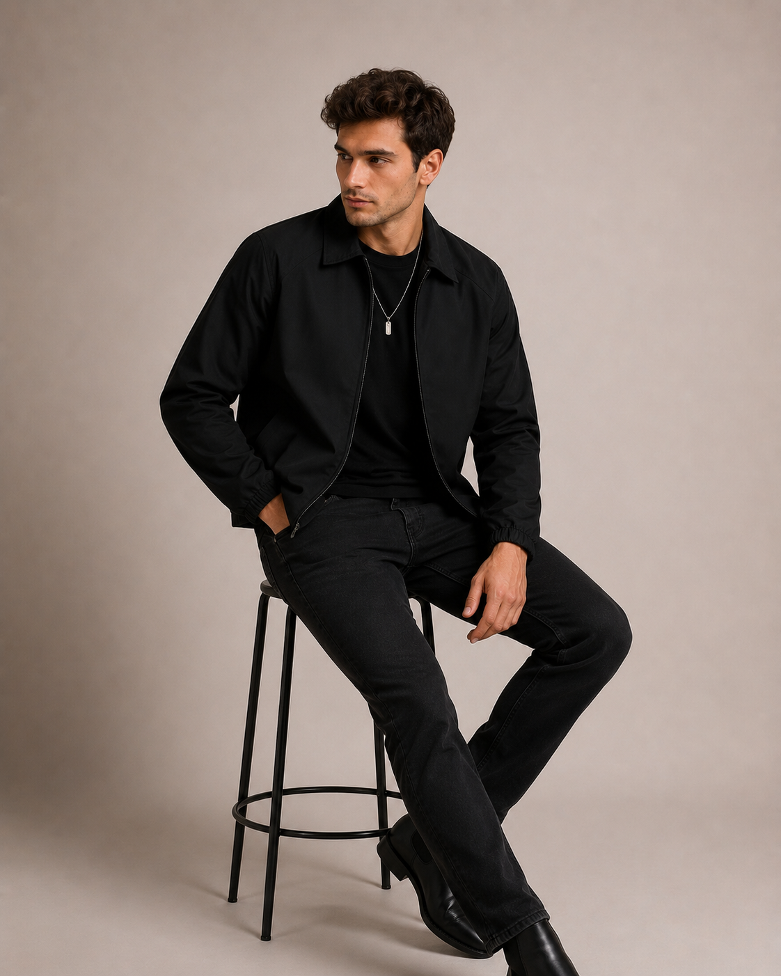 Men's Lightweight Jacket Minimalist Smart Casual Style