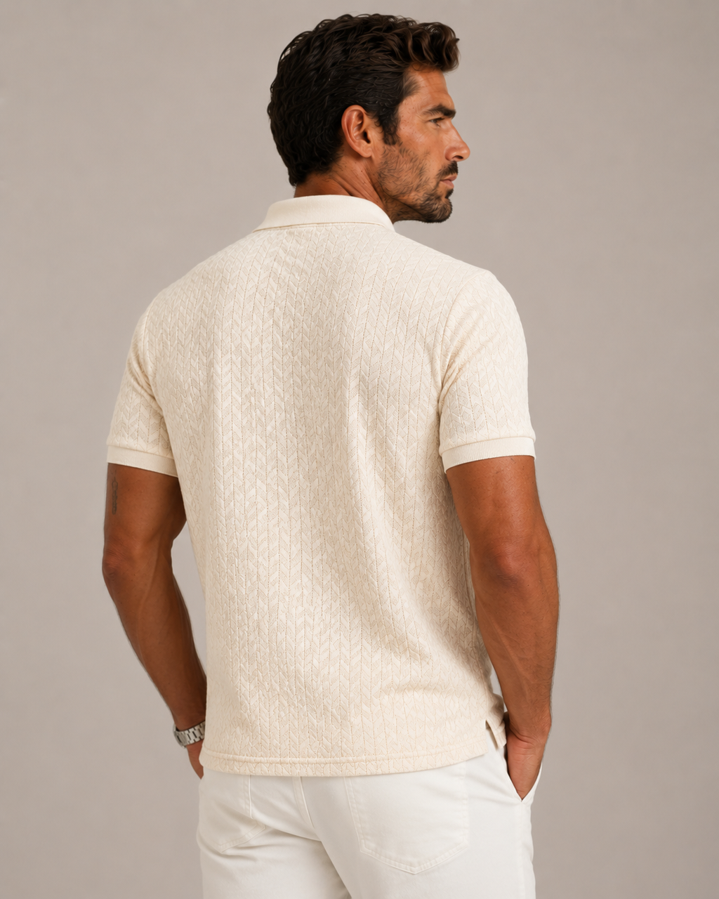 Men's Smart Casual Polo Timeless Masculine Outfit