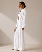 Women's Relaxed Resort Co Ord Set Chic Coastal Style