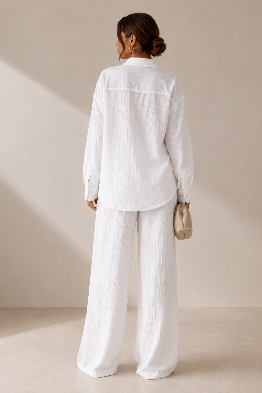 Women's Relaxed Resort Co Ord Set Chic Coastal Style