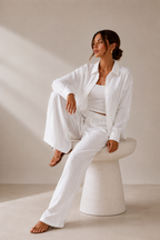 Women's Relaxed Resort Co Ord Set Chic Coastal Style