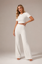 Women's Resort Co Ord Set Lightweight Vacation Style