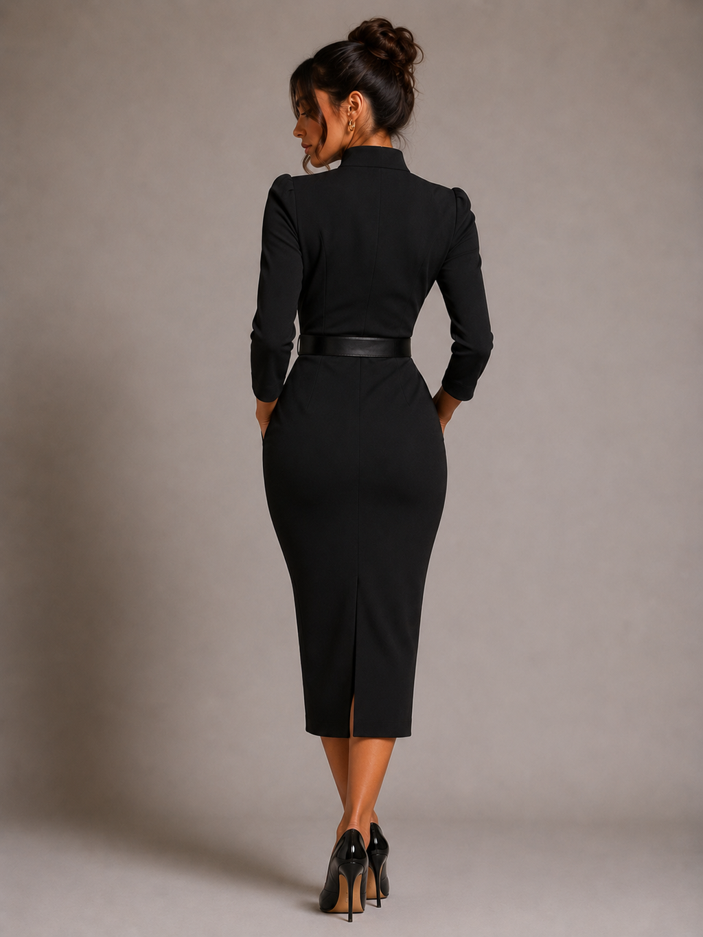 Women's Elegant Sheath Dress for Work and Special Occasions