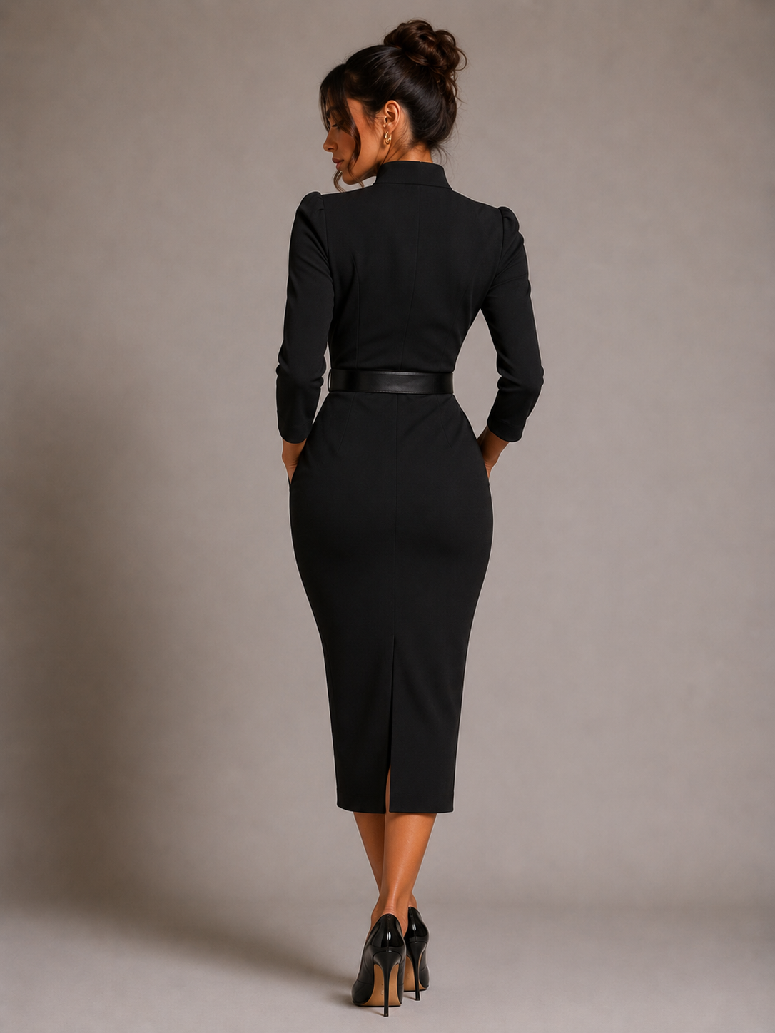 Women's Elegant Sheath Dress for Work and Special Occasions