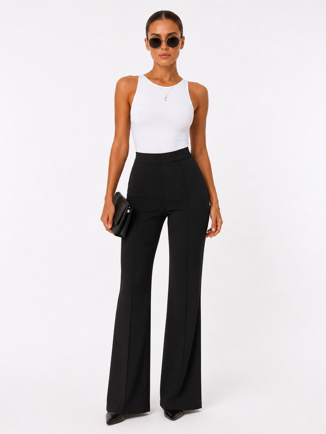 Women's Lightweight Wide Leg Pants Timeless Casual Style