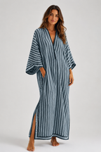 Women's Mediterranean Inspired Kaftan Dress