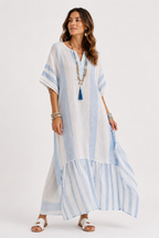 Women's Mediterranean Inspired Kaftan Dress