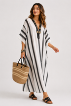 Women's Mediterranean Inspired Kaftan Dress