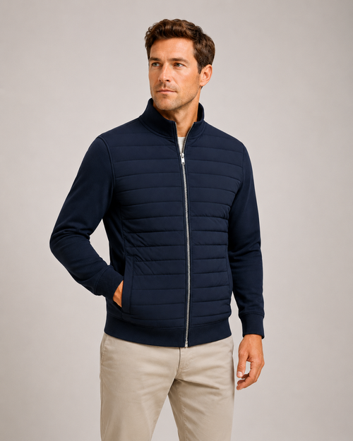 Men's Lightweight Puffer Jacket Smart Casual Wear