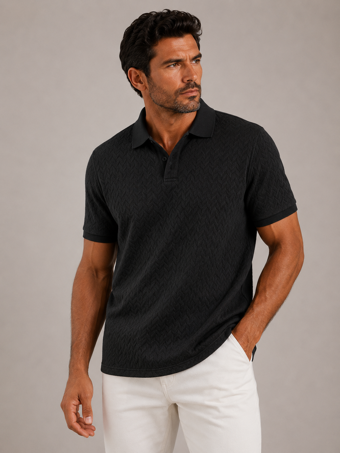Men's Smart Casual Polo Timeless Masculine Outfit