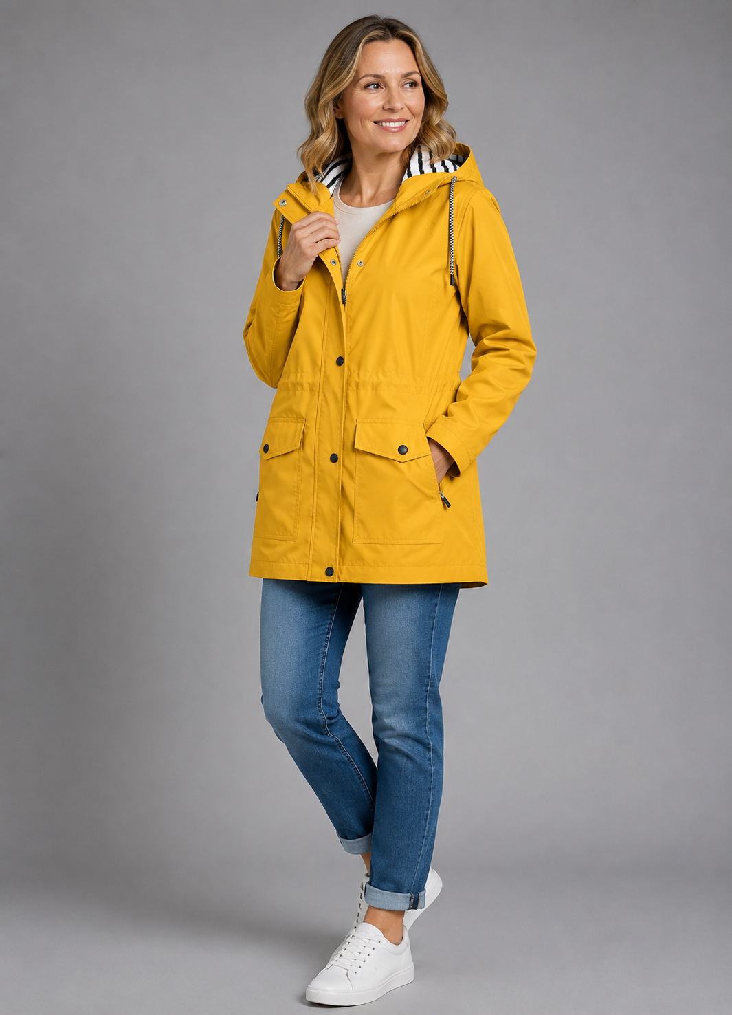 Women's Lightweight Hooded Showerproof Waterproof Jacket