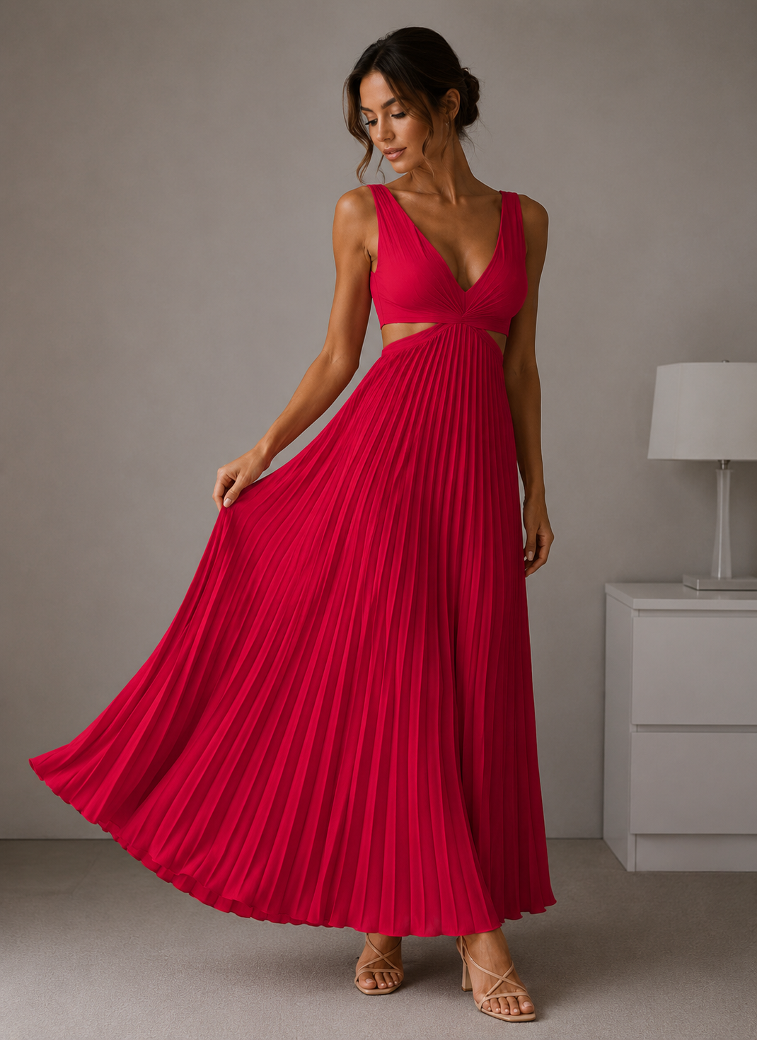 Women's Sleeveless Maxi Dress Timeless Elegance