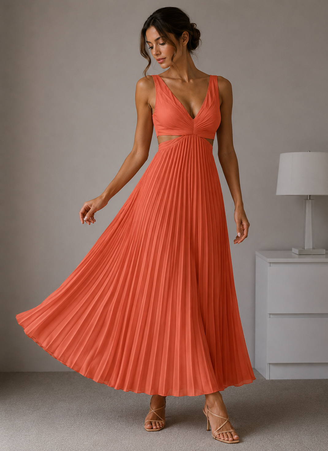 Women's Sleeveless Maxi Dress Timeless Elegance